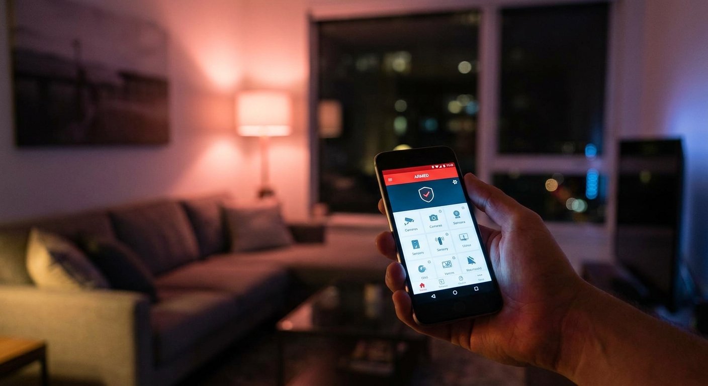 Application Ajax recevant l'alerte et l'image caméra d'un logement à Bron